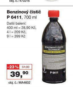 Benzínový čistič P 6411