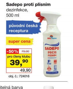 Sadepo proti plísním dezinfekce, 500 ml