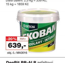 Ekoban barva na betonové podlahy, 5 kg, šedá