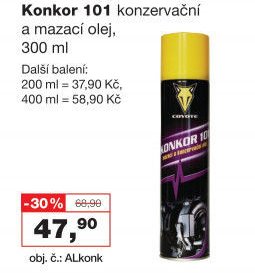 Konkor 101 konzervační a mazací olej, 300 ml