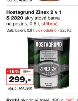 Hostagrund Zinex 2 v 1 S 2820 akrylátová barva