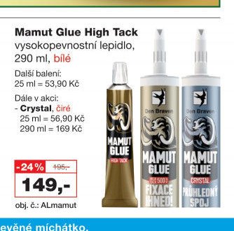 Mamut Glue High Tack vysokopevnostní lepidlo