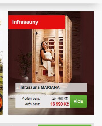 Infrasauna MARIANA
