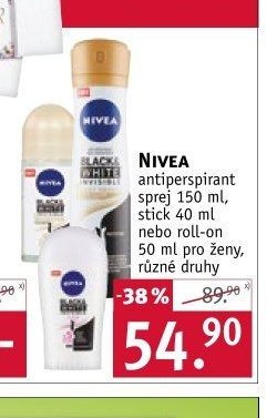 NIVEA antiperspirant sprej nebo roll-on