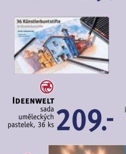 IDEENWELT sada uměleckých pastelek, 36 ks
