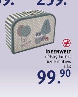 IDEENWELT dětský kufřík, různé motivy, 1 ks