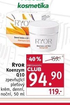 RYOR Koenzym Q10 zpevňující pleťový krém, 50 ml