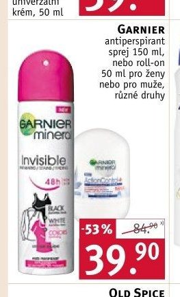 Garnier antiperspirant