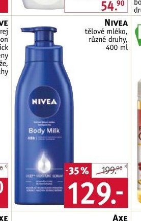 Nivea tělové mléko