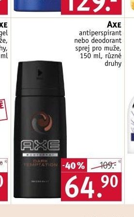 Axe antiperspirant