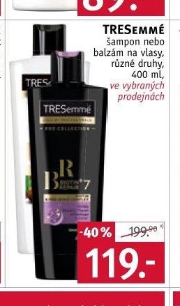 Tresemmé šampon nebo balzám