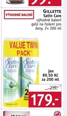 Gillette Satin Care
