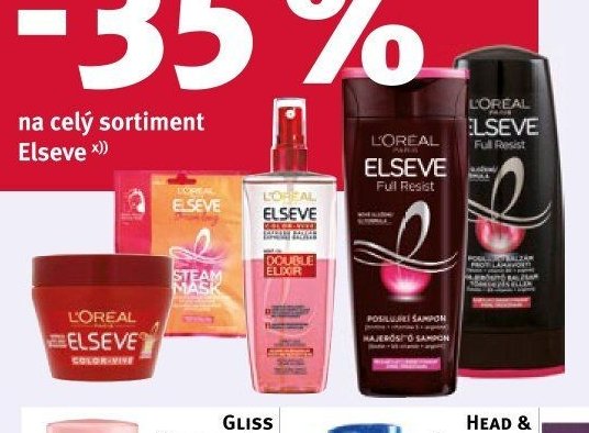 L'Oreal Elseve šampony a péče