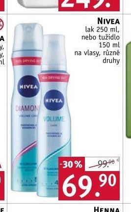 Nivea lak na vlasy 250 ml nebo tužidlo 150 ml