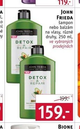 John Frieda šampon nebo balzám 250 ml