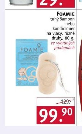 Foamie tuhý šampon nebo kondicionér 80 g