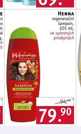 Henna regenerační šampon 225 ml