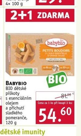 Babybio BIO dětské piškoty