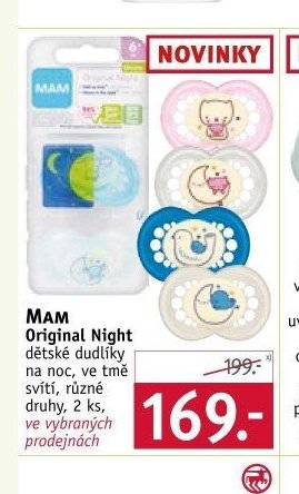 MAM Original Night dětské dudlíky