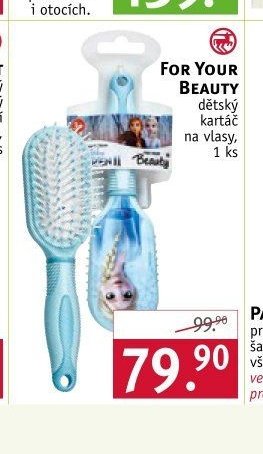 For Your Beauty dětský kartáč na vlasy