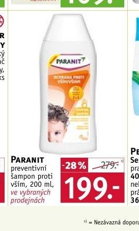 Paranit preventivní šampon proti vším