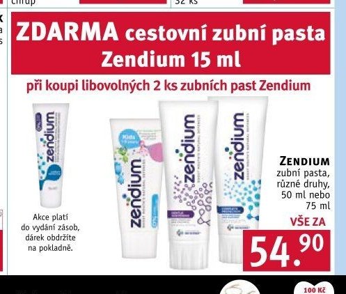ZENDIUM zubní pasta