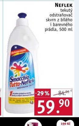 NEFLEK tekutý odstraňovač skvrn, 500 ml