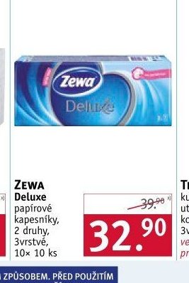 Zewa Deluxe papírové kapesníky