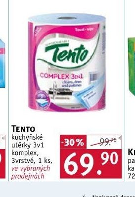 Tento kuchyňské utěrky 3v1