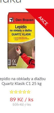 Lepidlo na obklady a dlažbu Quartz Klasik C1 25 kg