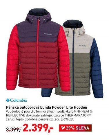 Pánská outdoorová bunda Powder Lite Hooden