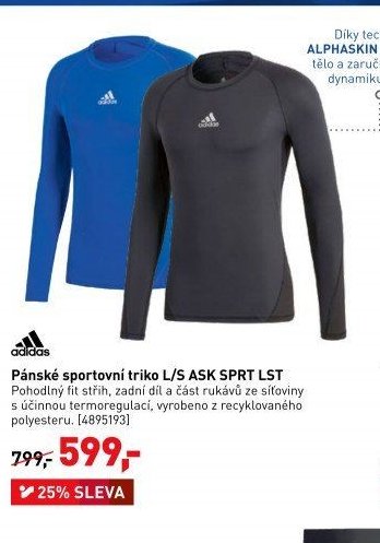 Pánské sportovní triko L/S ASK SPRT LST