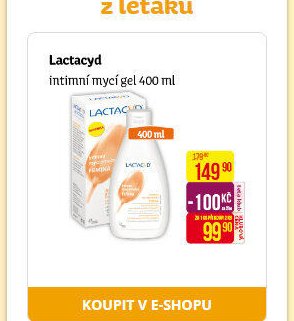 Lactacyd intimní mycí gel 400 ml - Teta drogerie aktualniletaky.eu