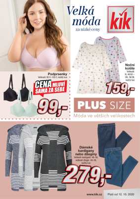 aktuální leták Kik textil 12.10.2020-10.11.2020