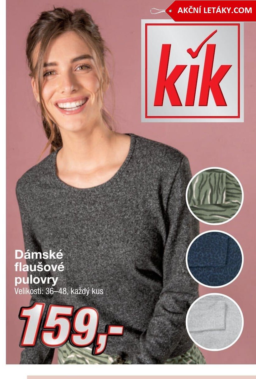 Dámské flaušové pulovry - Kik textil aktualniletaky.eu