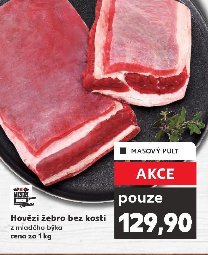 Hovězí žebro bez kosti