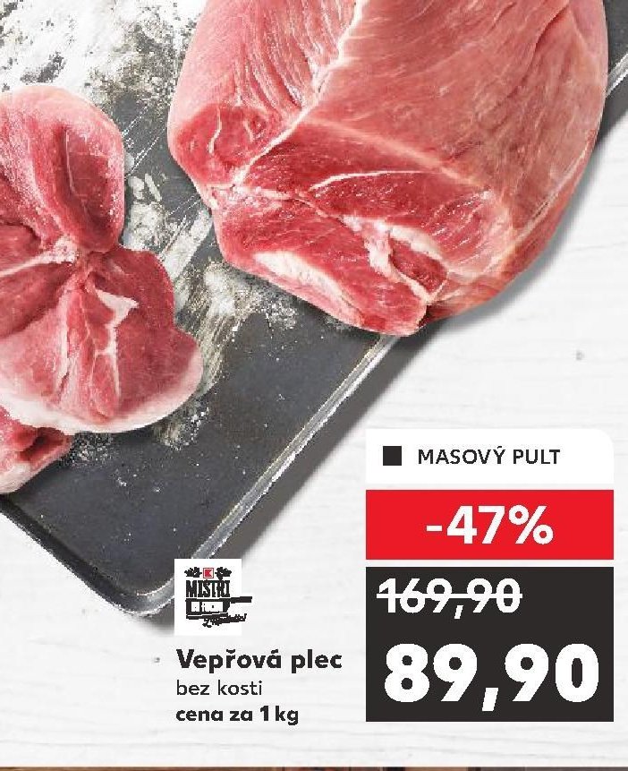 Vepřová plec bez kosti