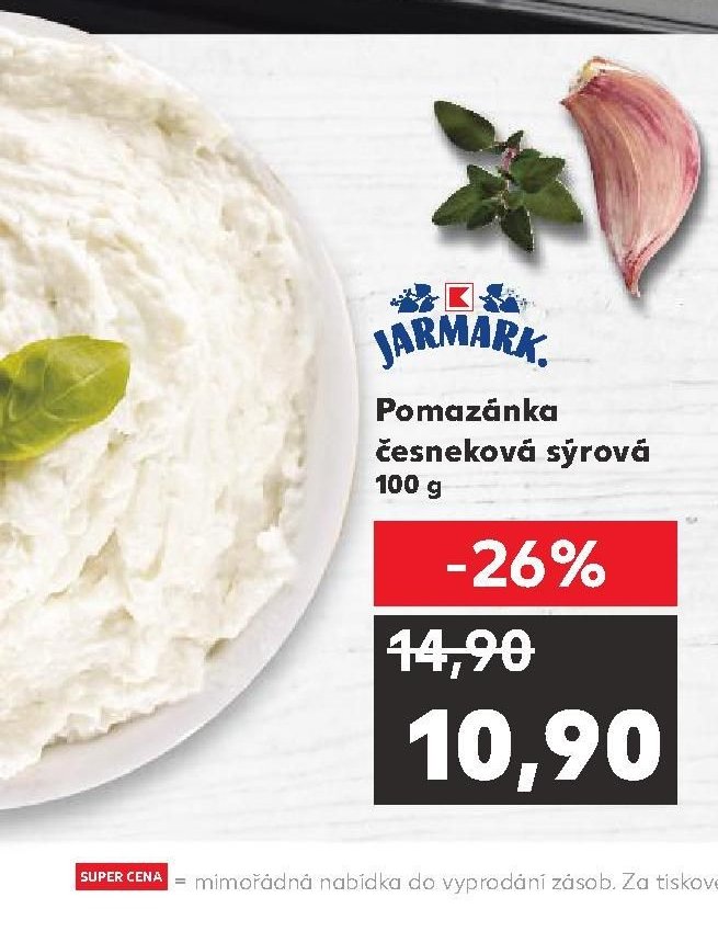 JARMARK Pomazánka česneková sýrová
