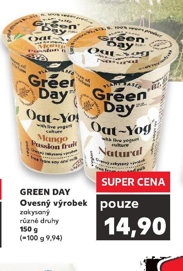 GREEN DAY Ovesný výrobek