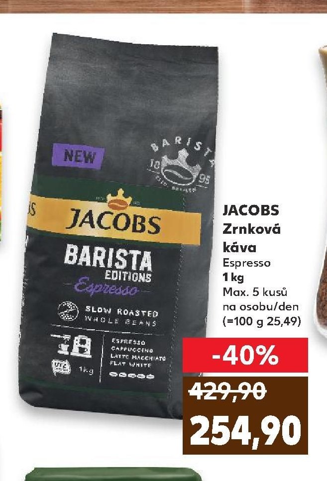 JACOBS Zrnková káva Espresso