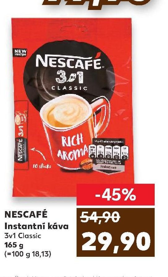 NESCAFÉ Instantní káva 3v1 Classic