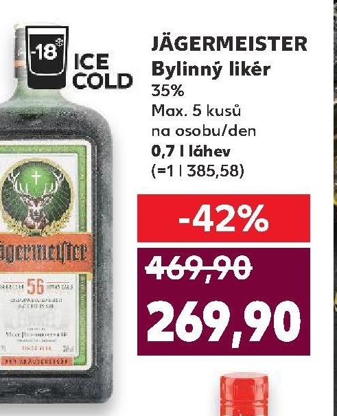 JÄGERMEISTER Bylinný likér