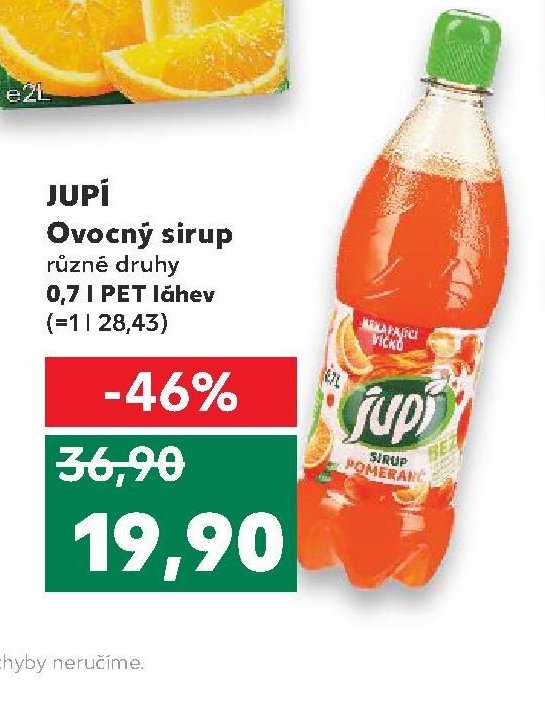 Jupí Ovocný sirup