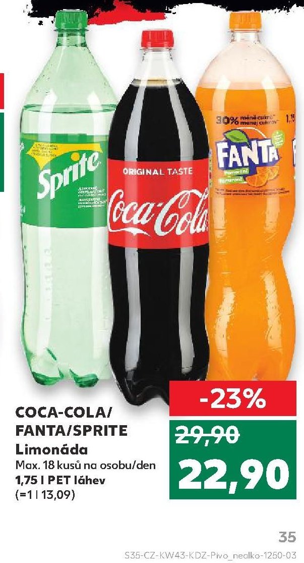 Coca-Cola/Fanta/Sprite