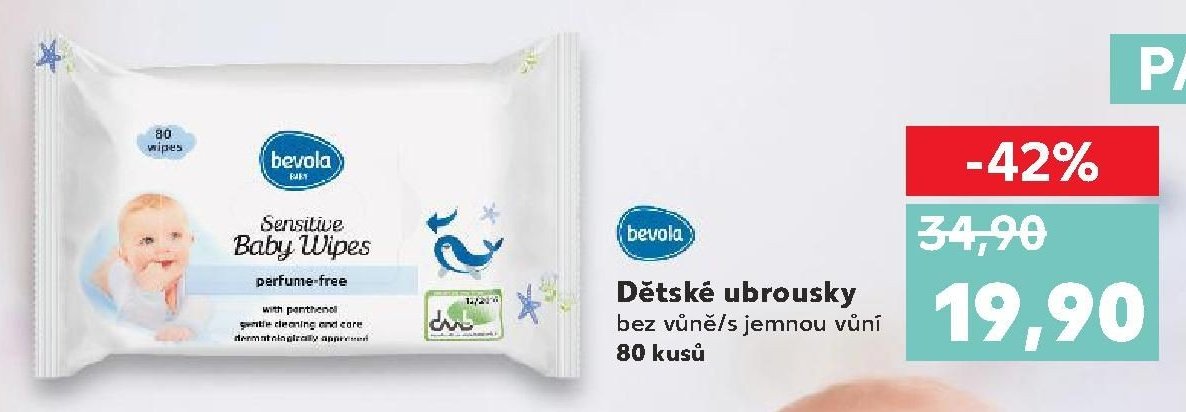 bevola Sensitive Baby Wipes