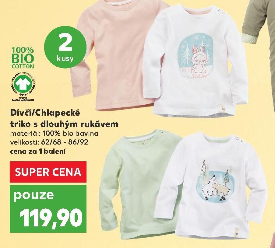Dívčí/Chlapecké triko s dlouhým rukávem