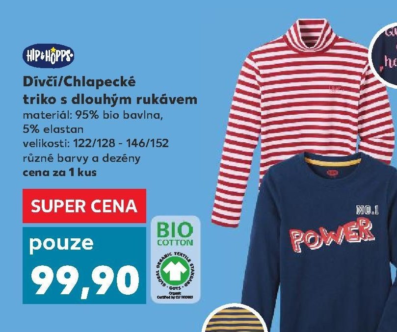 Dívčí/Chlapecké triko s dlouhým rukávem