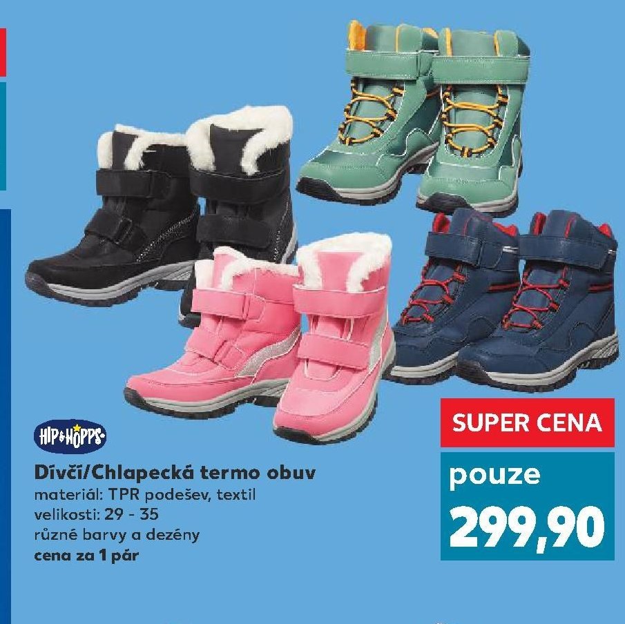 Dívčí/Chlapecká termo obuv
