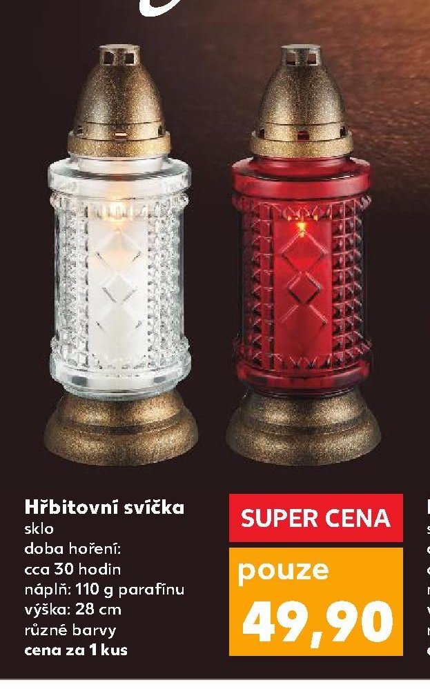 Hřbitovní svíčka