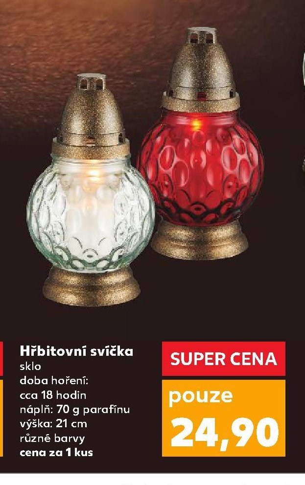Hřbitovní svíčka